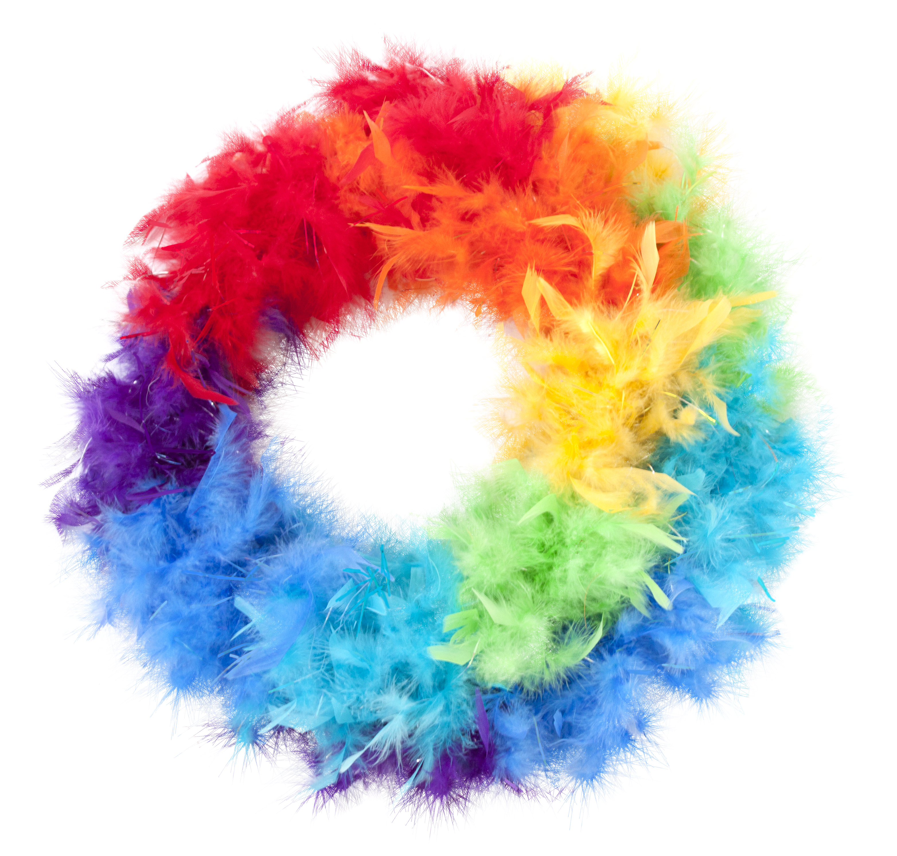 Federboa mehrfarbig - in vielen Farben lieferbar