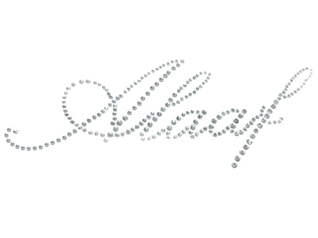 Strass Bügelbild Alaaf Schriftzug