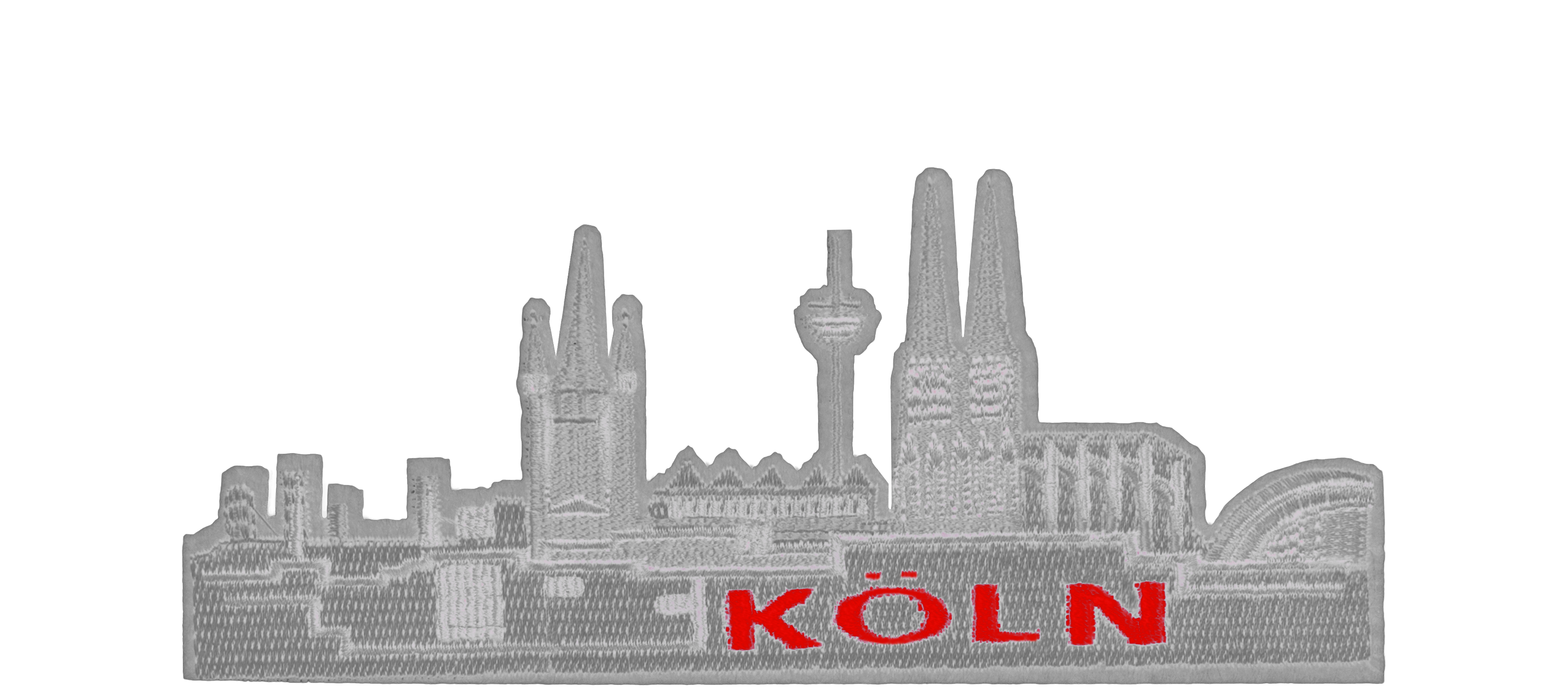 Bügelbild Kölner Skyline (mittel)