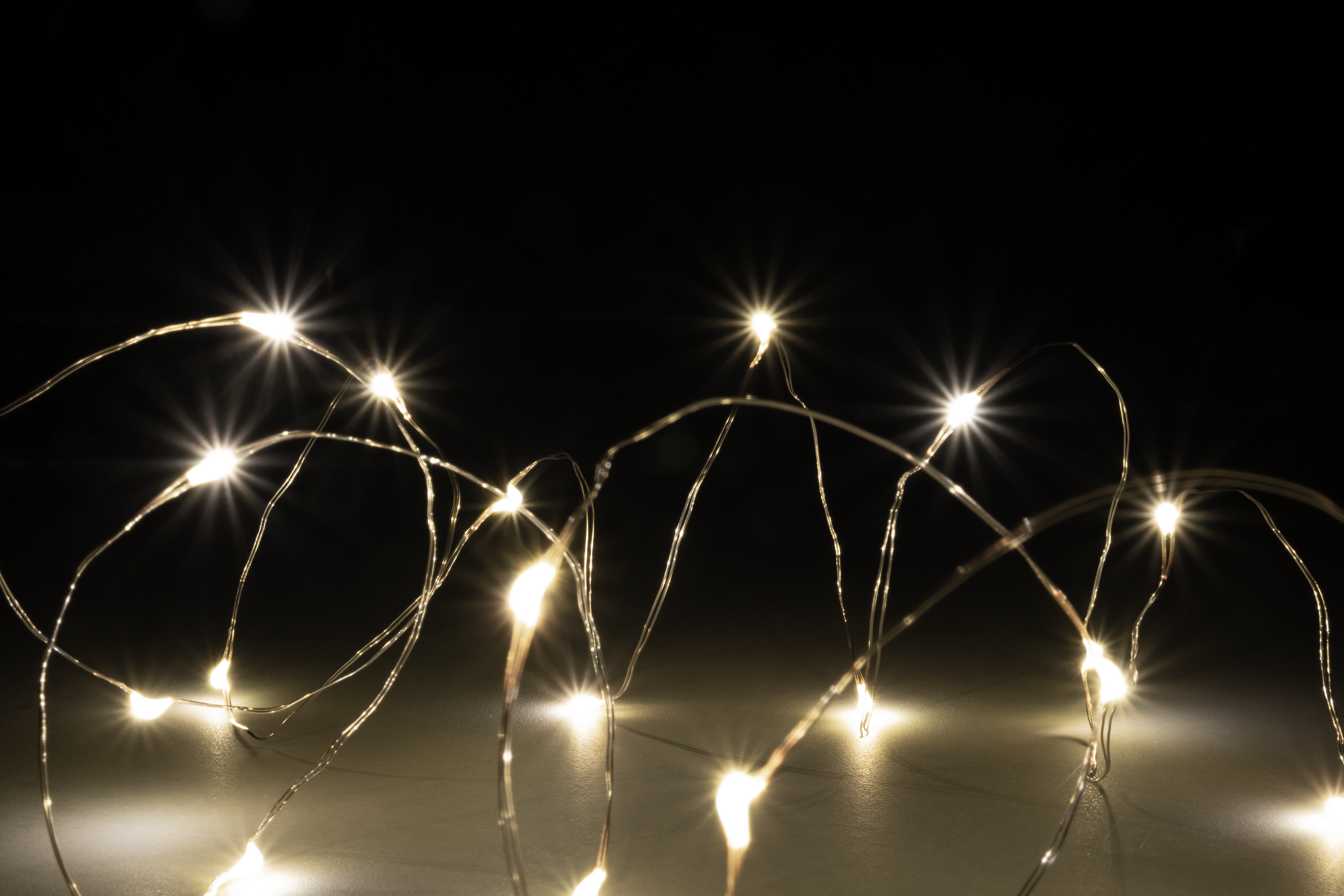 LED Mikro Lichterkette 10er (warmweiß)