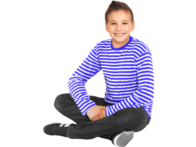Kinder Ringelshirt langarm mit Stetch