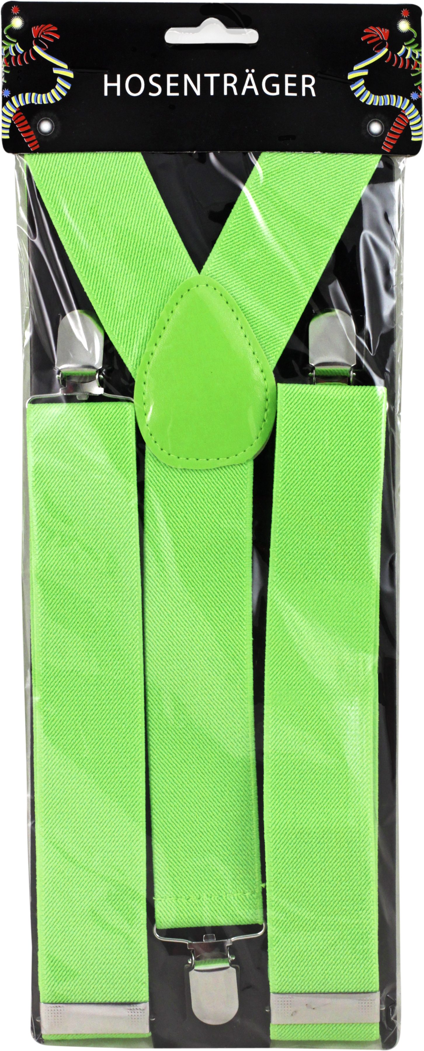 Hosenträger breit neon grün