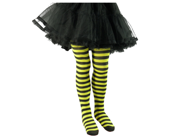 Strumpfhose für Kinder schwarz/gelb