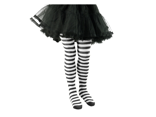 Strumpfhose für Kinder schwarz/weiß