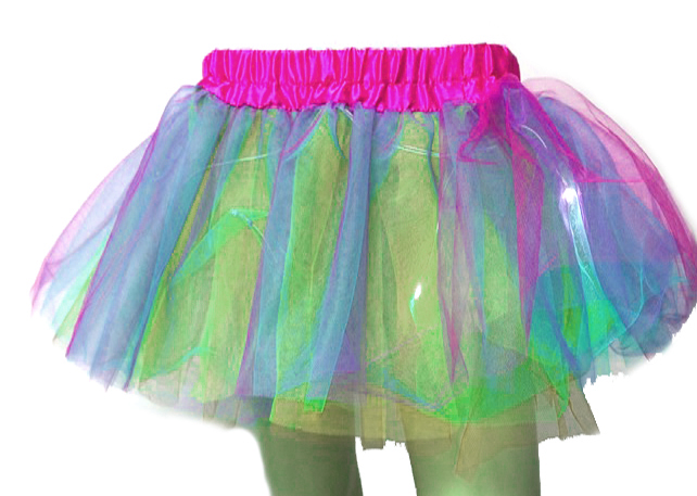 Petticoat LED Einhorn 50cm Pastell