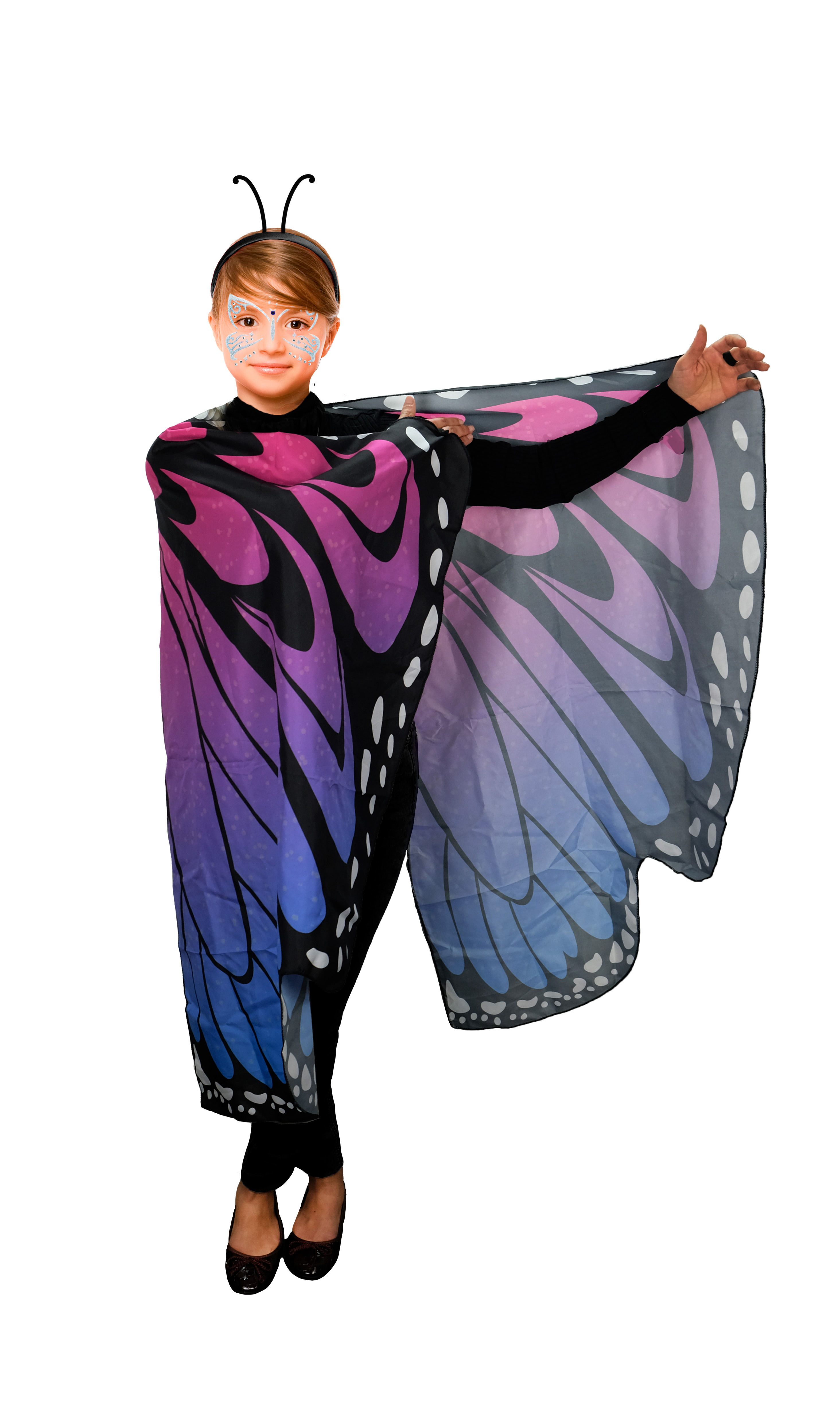 Kinder Umhang Schmetterling - Butterfly