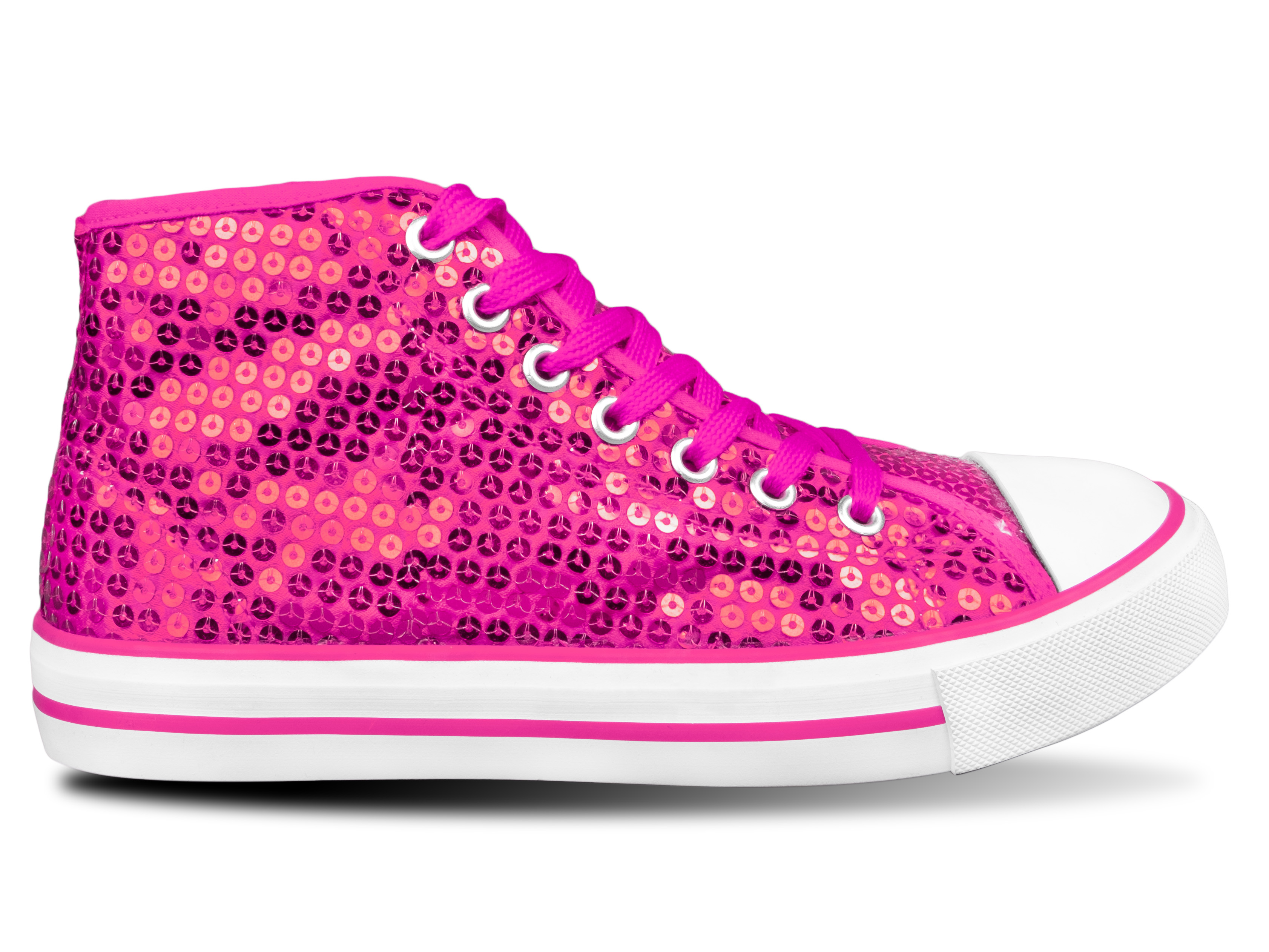 Paillettenschuh pink Gr. 43