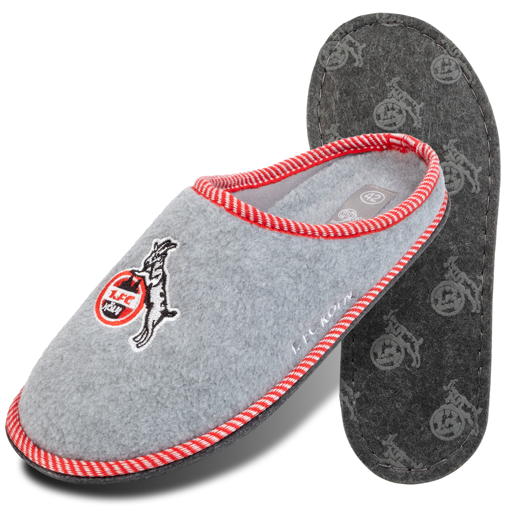 1. FC Köln Pantoffel Logo  Gr. 36-47