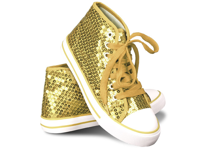 Paillettenschuh