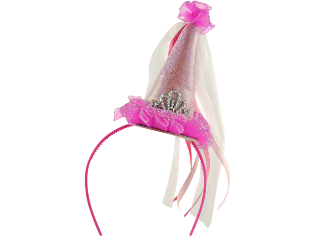 Minihut mit Haarreif Prinzessin