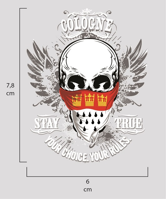 Flexfolie Stay true 6x7,8 cm