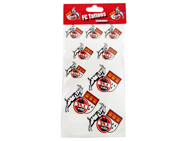 1.FC Köln Tattoo mit Wappen