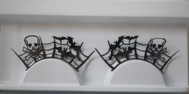 Dekorative Wimpern, Kunstwimpern Set, Halloween, Themenparties