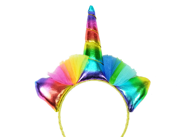 Haarreif Einhorn, bunt