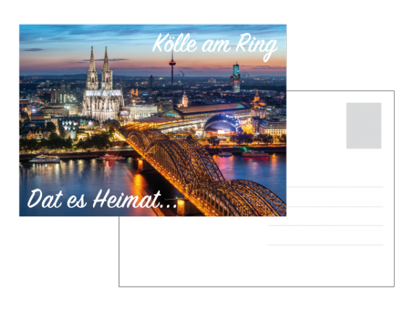 Postkarte - Dat es Heimat