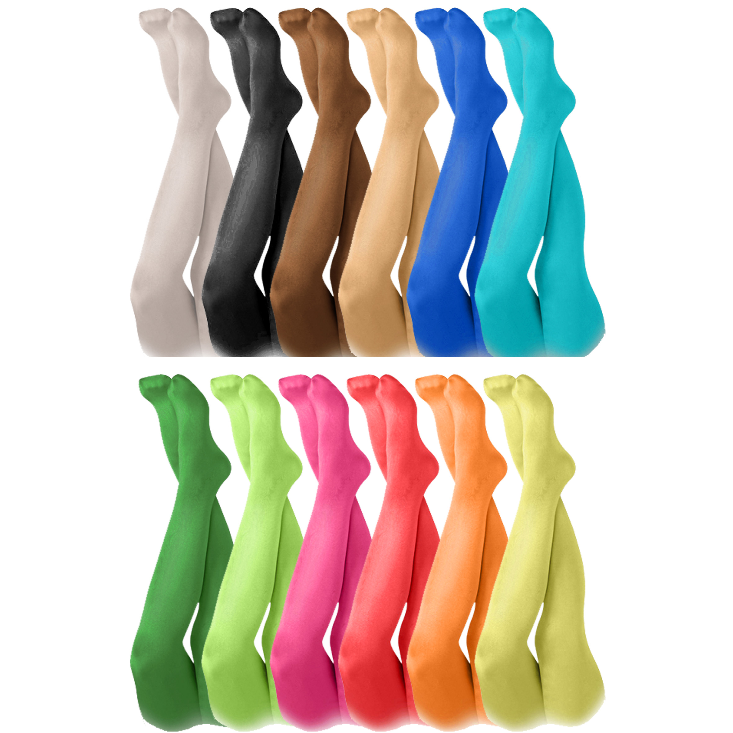 Strumpfhose 60 Den Uni in verschiedenen Farben