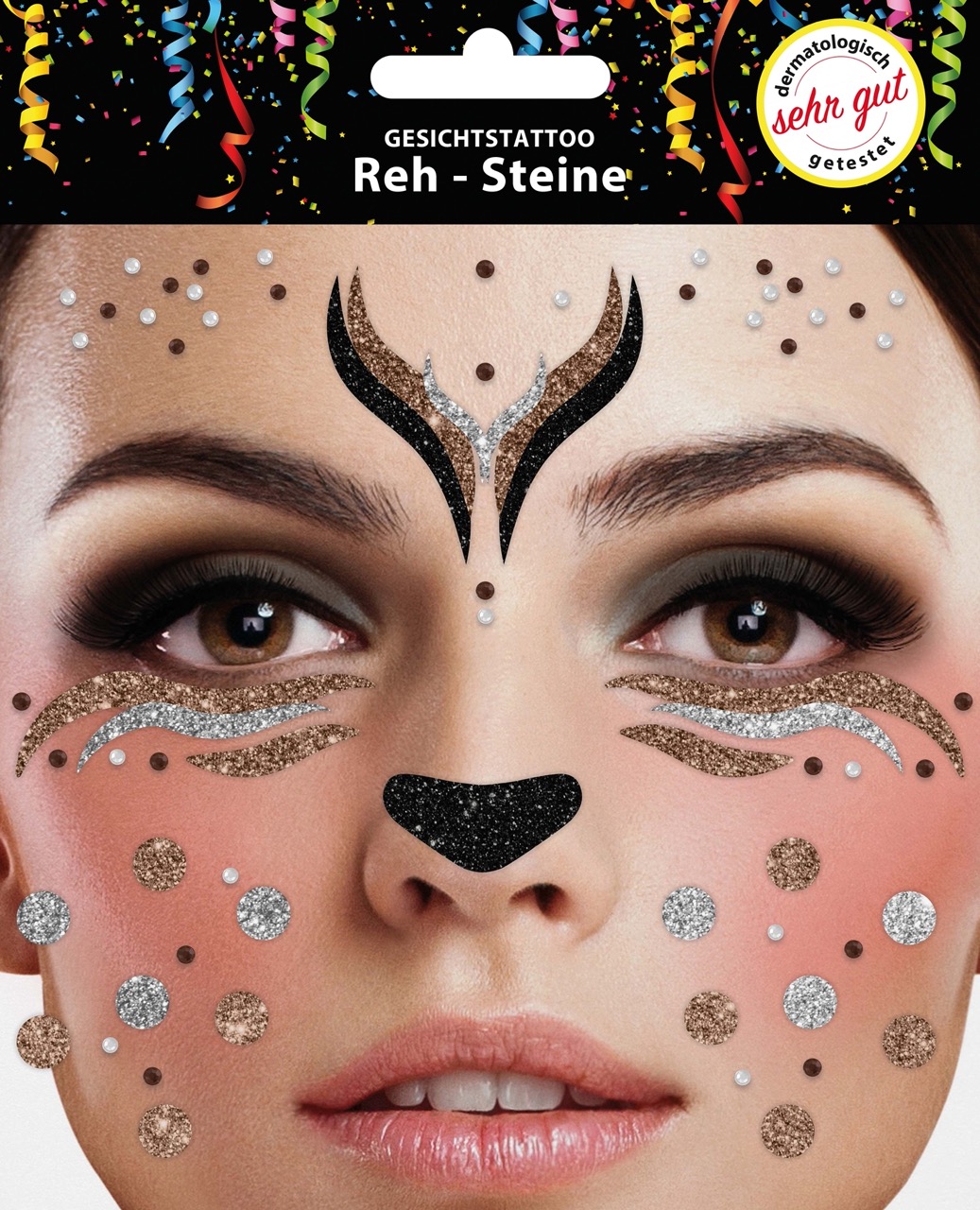 Gesichts-Tattoo Reh
