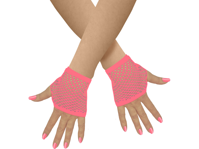 Unisex Netzhandschuhe fingerlos kurz