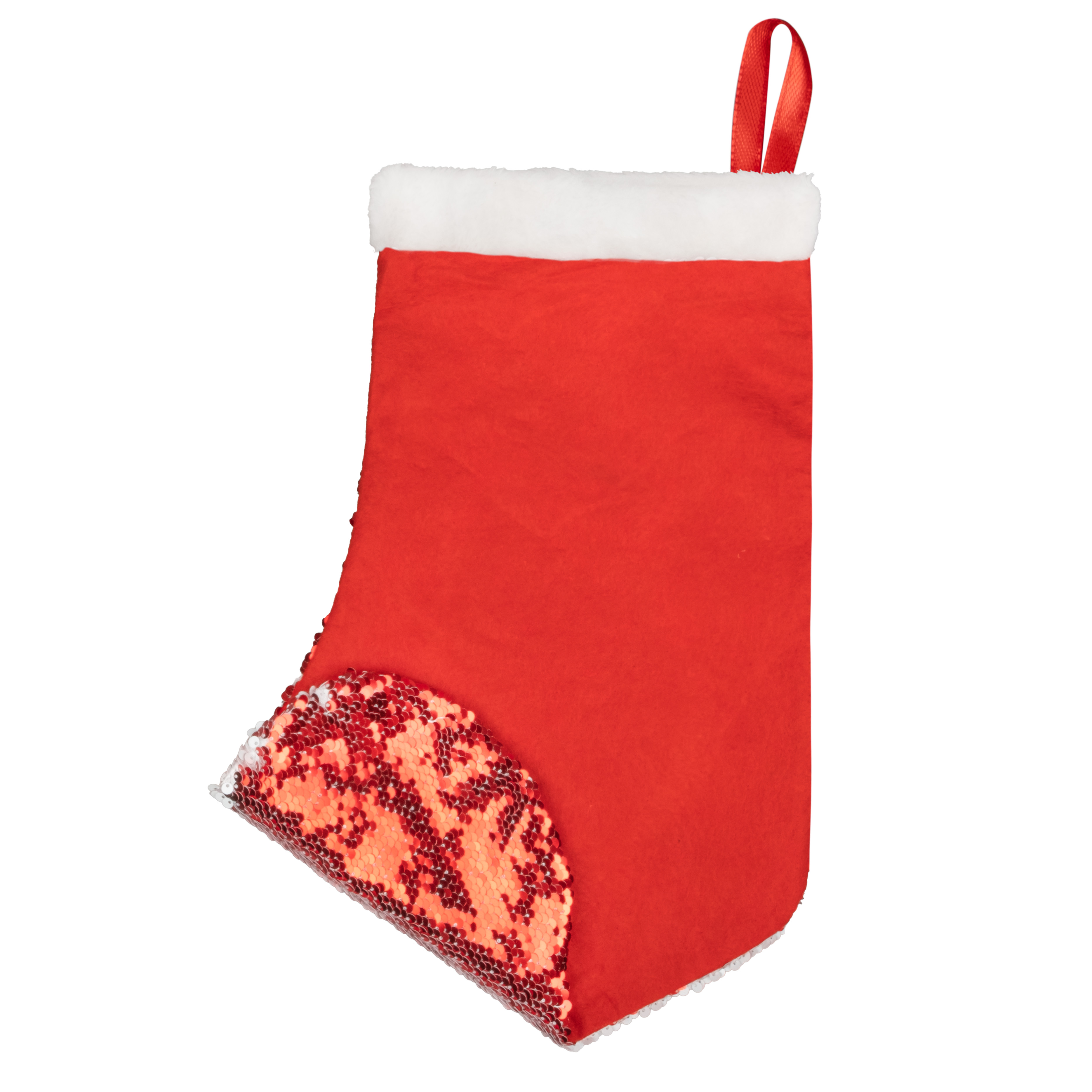 Weihnachtsstrümpfe mit Wende-Pailletten (3er Set)