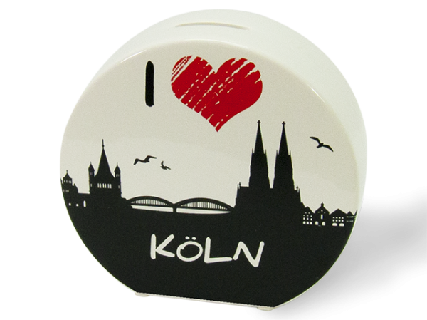 Spardose I Love Köln
