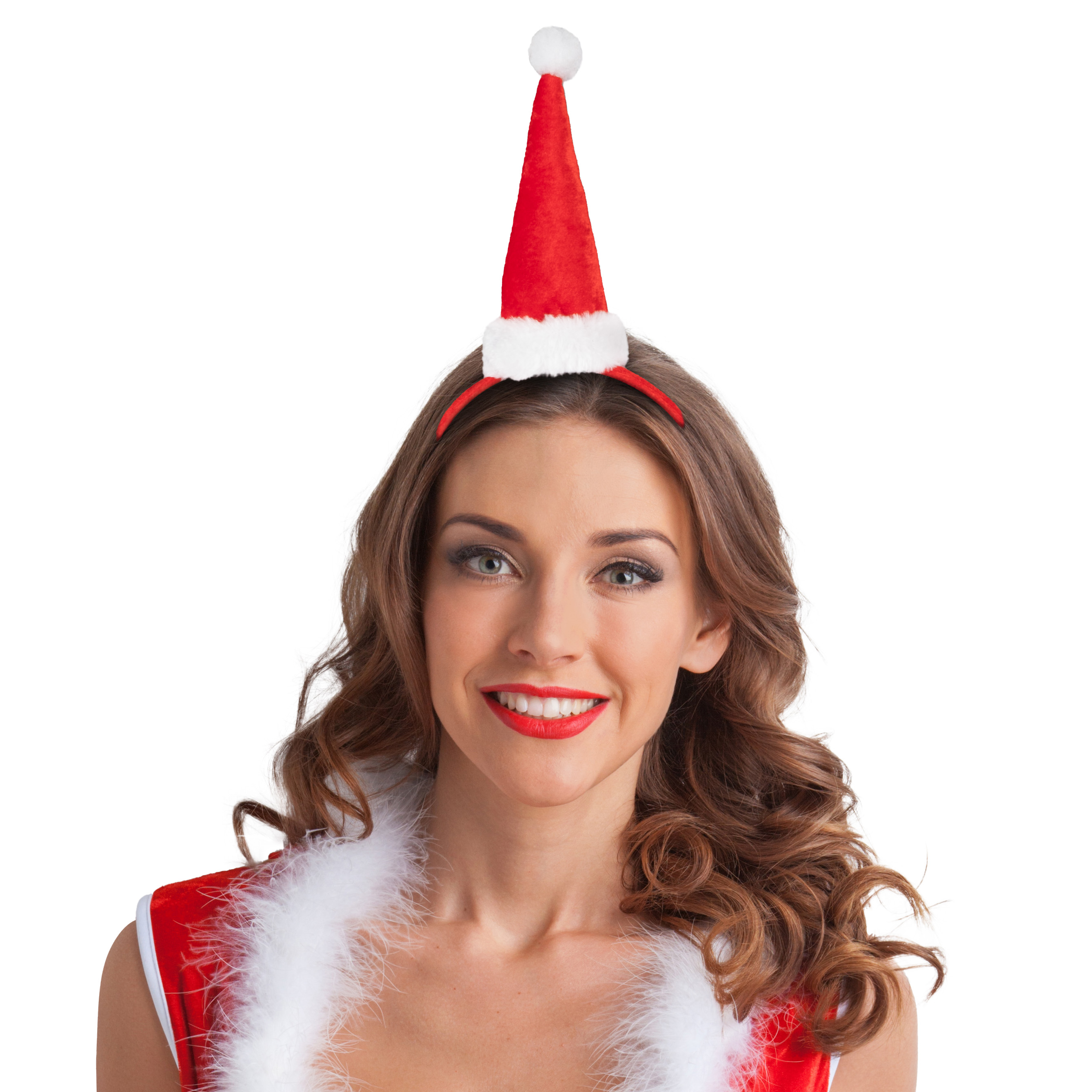 Haarreif Weihnachtsmütze